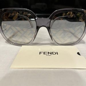 Fendi Monogram 60 mm Gradient Sunglasses